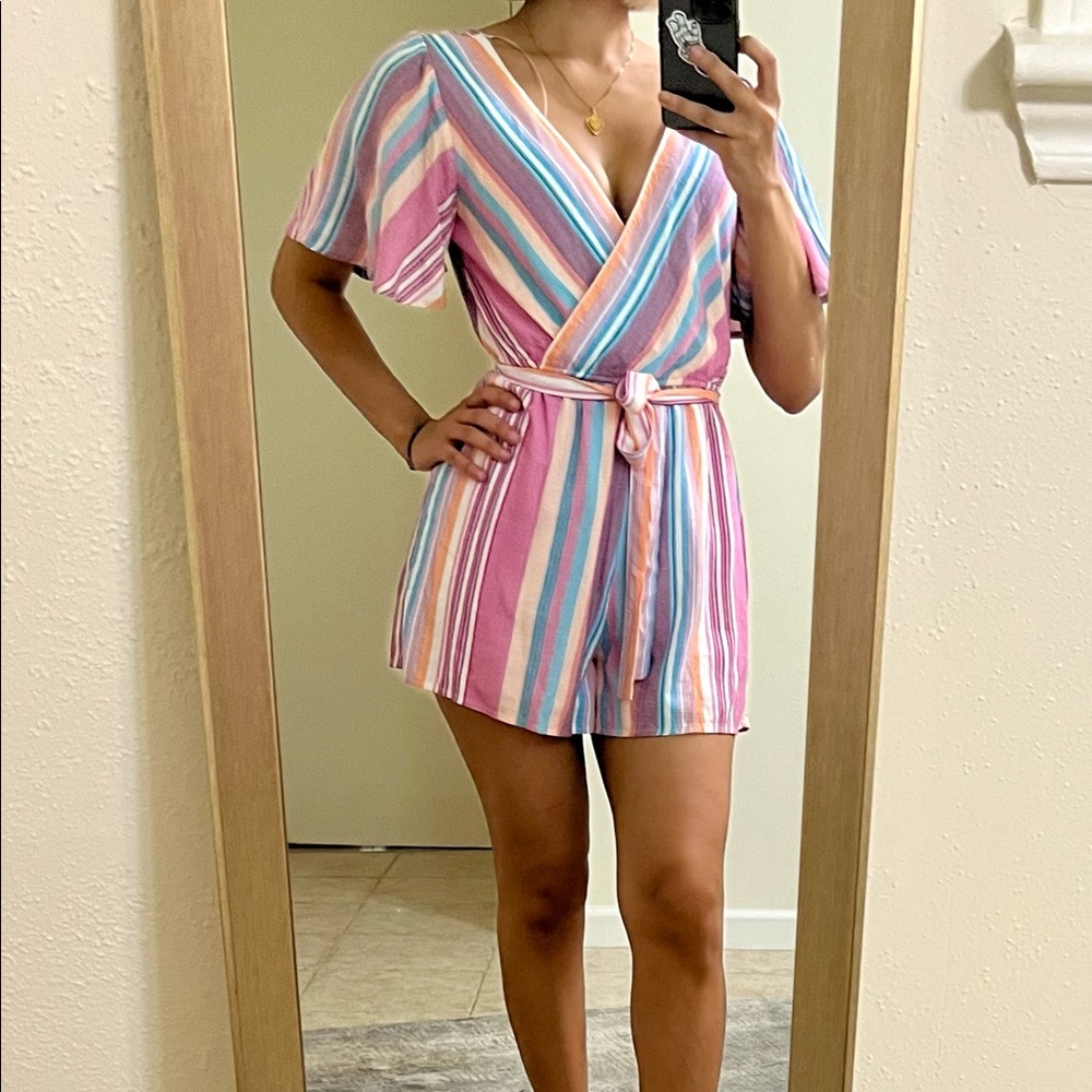 Multicolor Romper - Picture 1 of 5